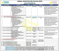 jadwal terbaru pspp penerbangan agustus 2020 » pendaftaran